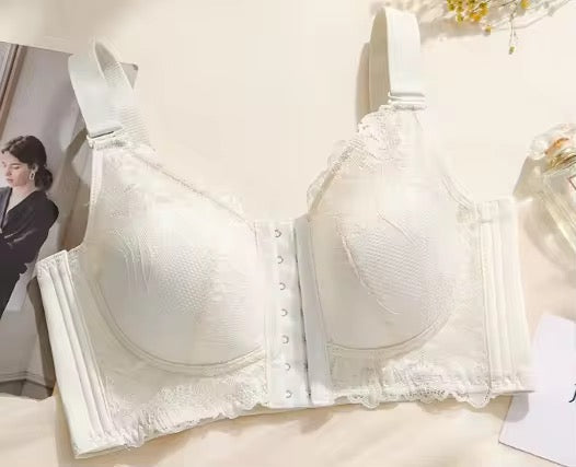 Intimate Heavy-Duty Alpha Plus-Size Front-Open Bra:  Extra Wide Straps Full Support & No-Bounce