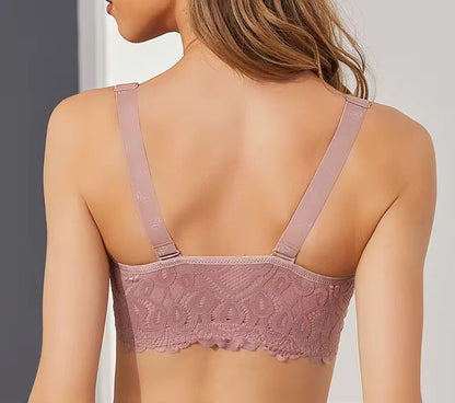 Intimate Heavy-Duty Alpha Plus-Size Front-Open Bra:  Extra Wide Straps Full Support & No-Bounce