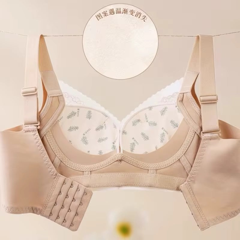 Intimate Wide-Coverage Bra: Armpit & Back Fat Control Pushup Bra