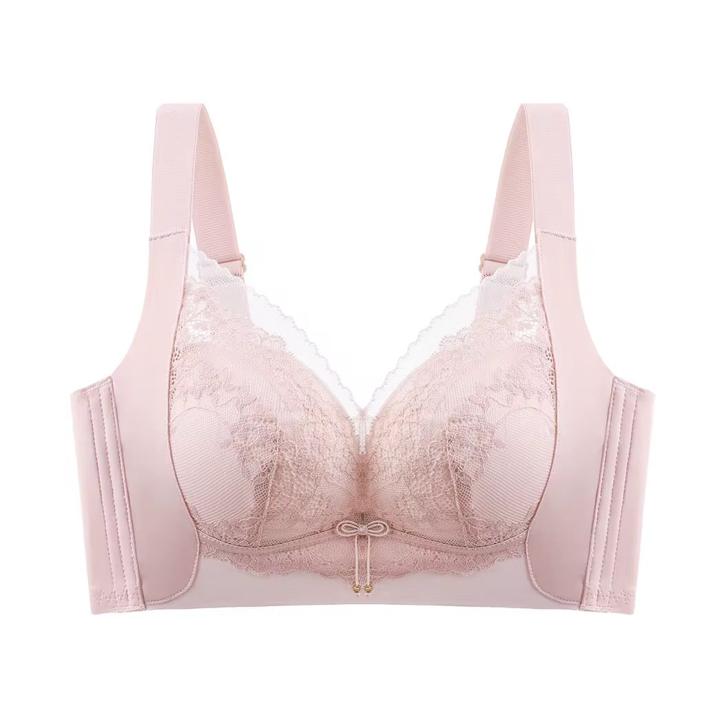 Intimate Wide-Coverage Bra: Armpit & Back Fat Control Pushup Bra