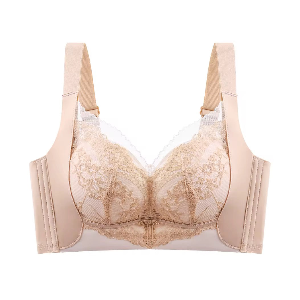 Intimate Wide-Coverage Bra: Armpit & Back Fat Control Pushup Bra