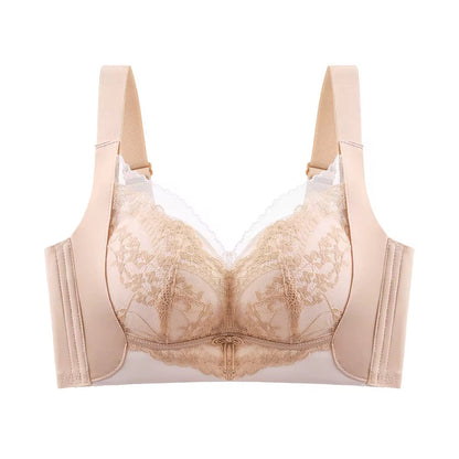 Intimate Wide-Coverage Bra: Armpit & Back Fat Control Pushup Bra