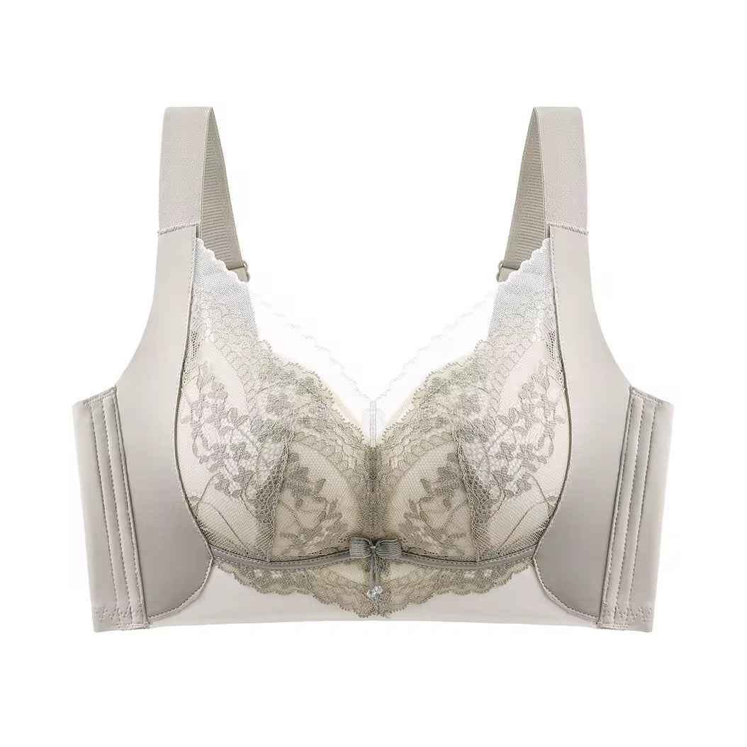 Intimate Wide-Coverage Bra: Armpit & Back Fat Control Pushup Bra