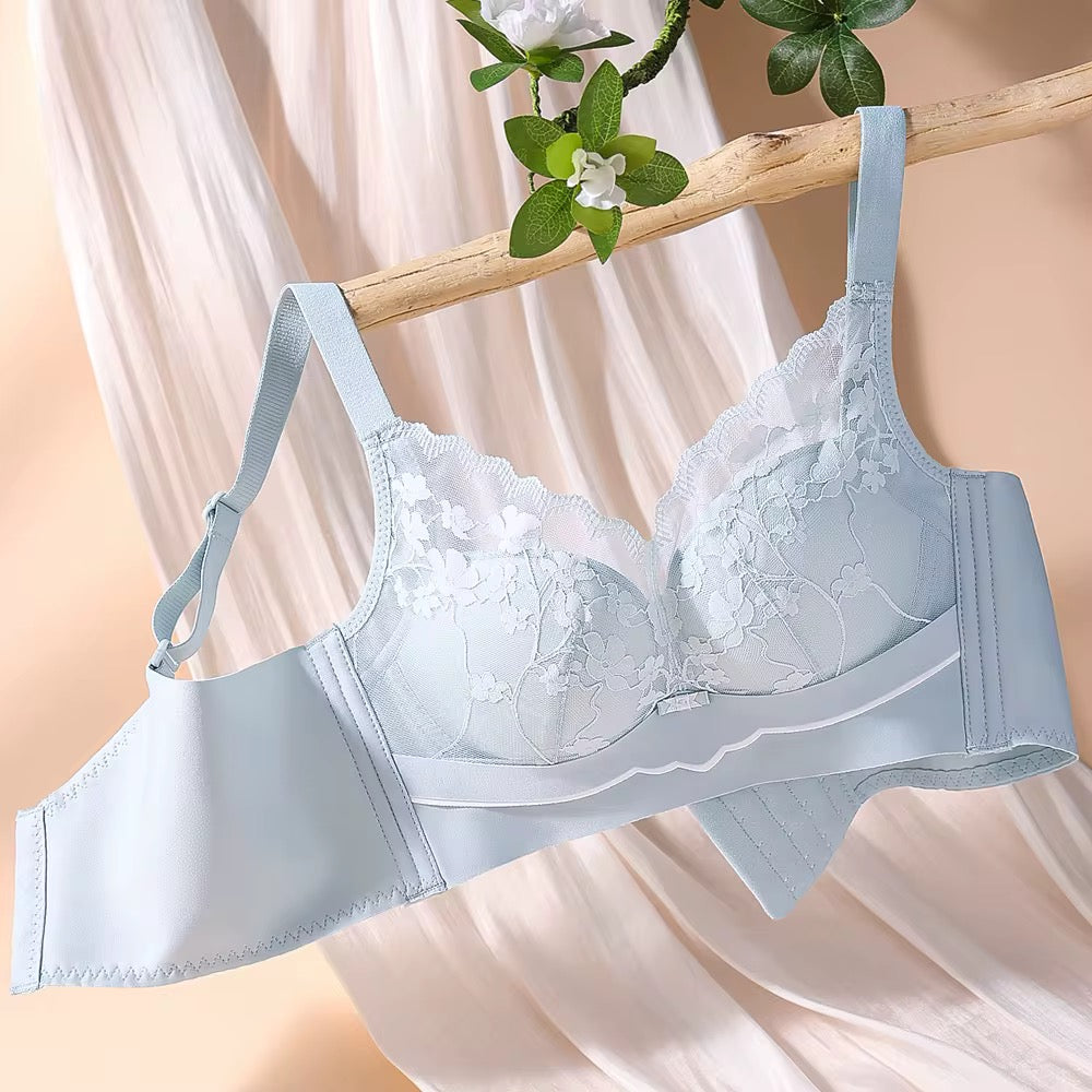 Intimate Wide-Coverage Bra: Armpit & Back Fat Control Pushup Bra