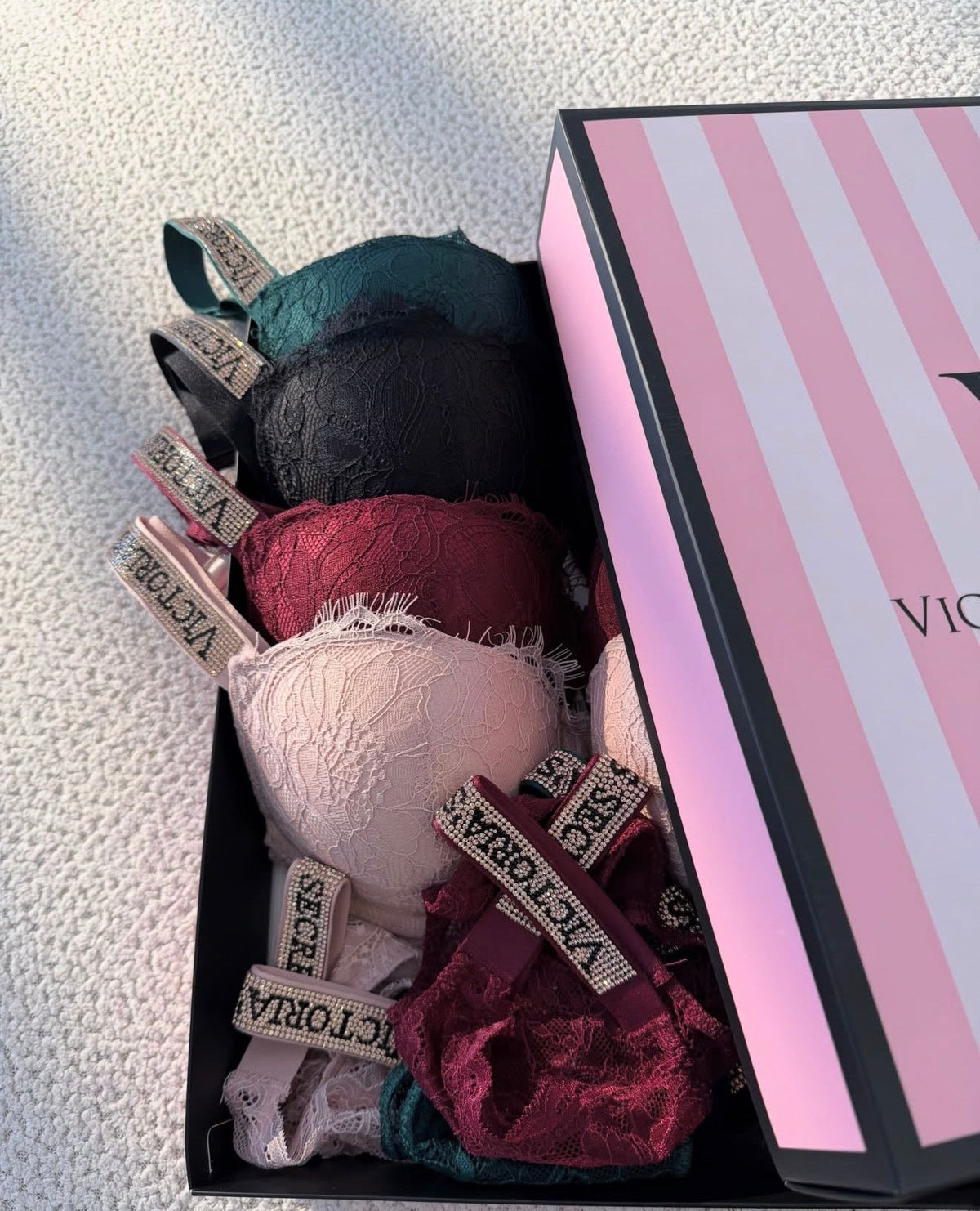 Victoria Secret Signature Strap Lingerie Set