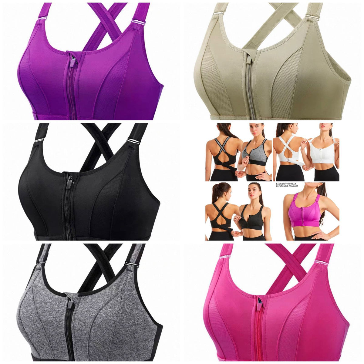 Intimate High-Impact Breathable Sports Bra